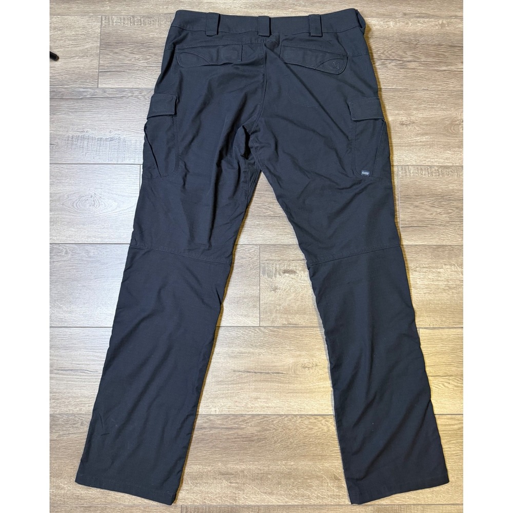 5.11 Tactical Stryke Cargo Pants Womens 16 Long Black Ripstop Flex-Tac 64360